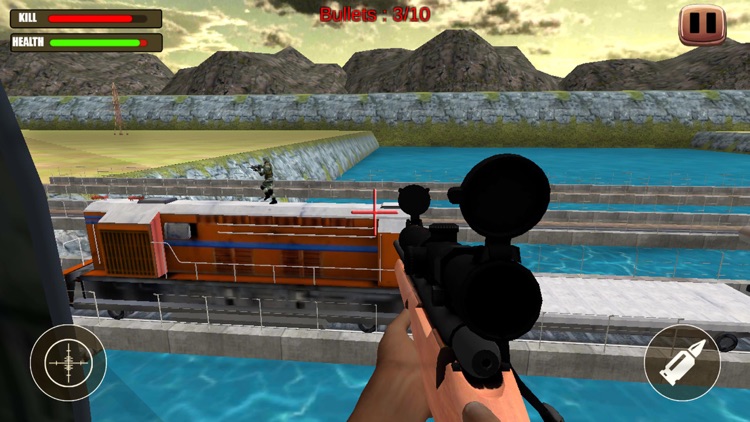 Train Attack War 3D