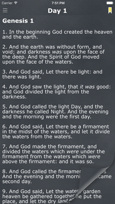 Screenshot #2 pour Chronological Bible in a Year - KJV Daily Reading
