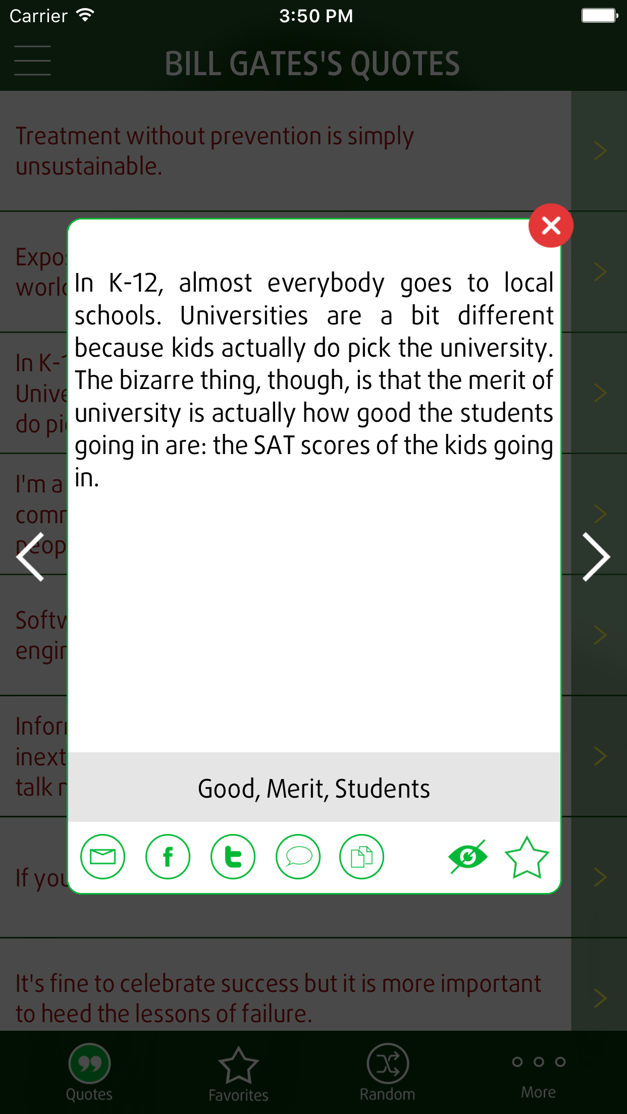 Quotes from Bill Gates screenshot 3