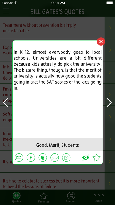Screenshot #3 pour Quotes from Bill Gates