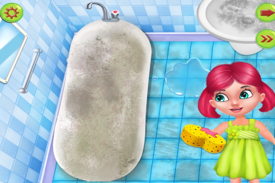 Clean Up - House Cleaning : cleaning games & activities in this game for kids and girls - FREE screenshot 3
