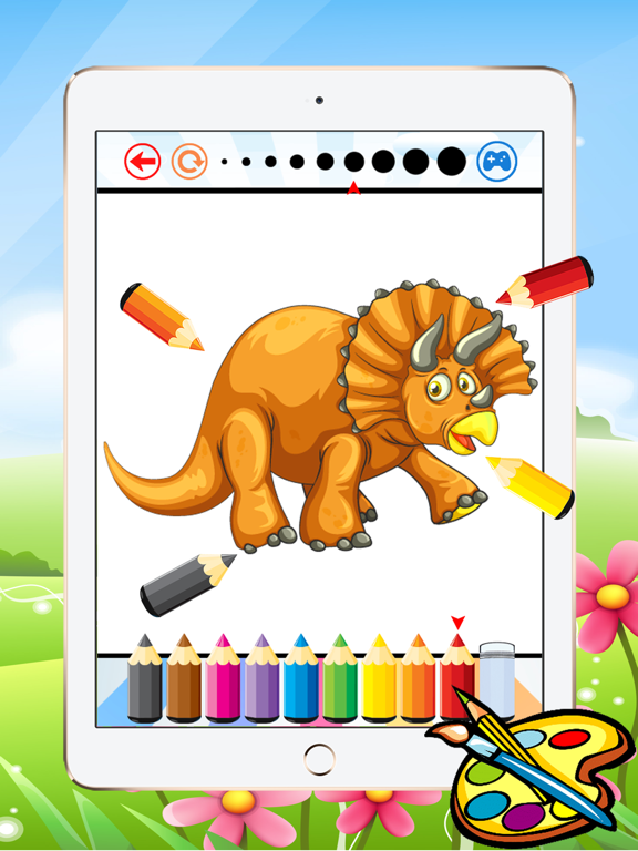 恐竜ドラゴンのぬりえ - 子供のための無料のゲームを描く、ディノペイントと色のゲーム良いですのおすすめ画像3
