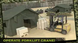 army cargo plane flight simulator: transport war tank in battle-field iphone screenshot 2