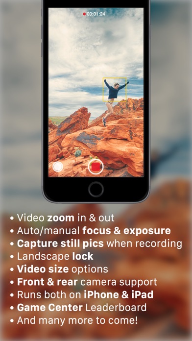 Screenshot #1 pour LightVid - Capture Videos with Much Less Space