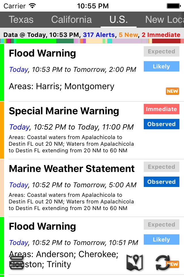 Weather Watches, Warnings and Advisories screenshot 2