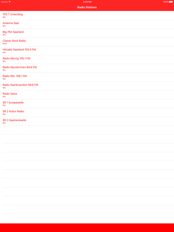 Screenshot #4 pour Radio Saarland FM - Live online Musik Stream von deutschen Radiosender hören