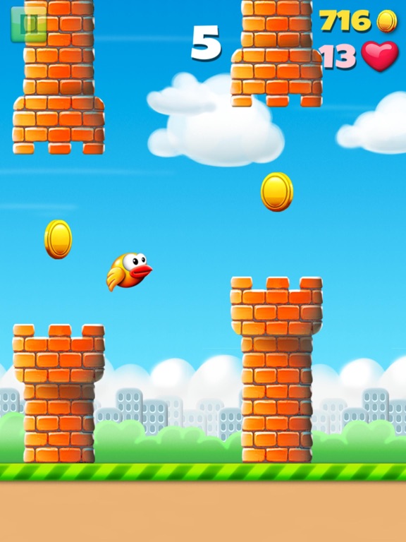 Screenshot #6 pour Oiseau qui saute, vole & tombe