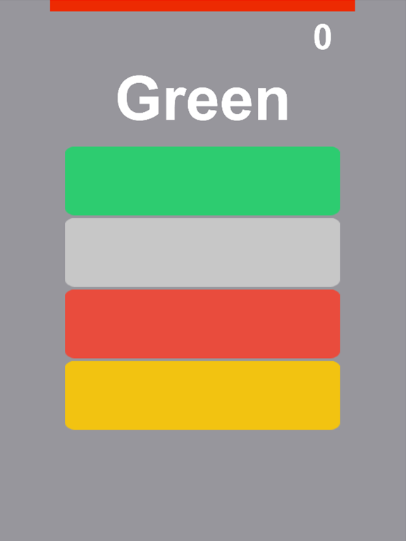 Tap The Right Color! -  Fast Tap Touch Color Games iPad screenshot