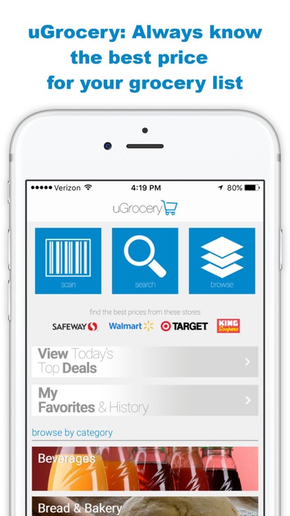 uGrocery | Grocery Price List: Always know the best price