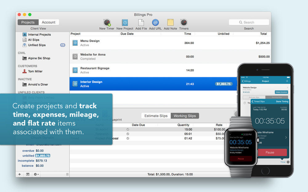 Billings Pro screenshot 3