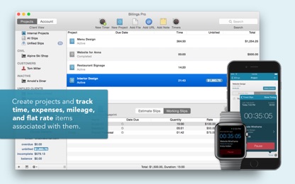 Billings Pro: Time & Invoice screenshot 3