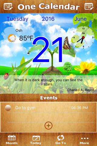 One Calendar - All in one calendar (Awesome, To-do list, Weather, Notes ...) screenshot 2