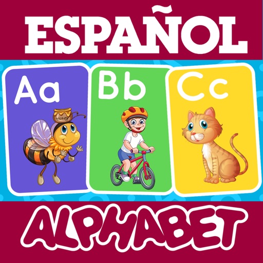 Alfabeto Spanish Alphabets Flash Cards - Learn Spanish for Kids Icon