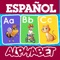 Alfabeto Spanish Alphabets Flash Cards - Learn Spanish for Kids