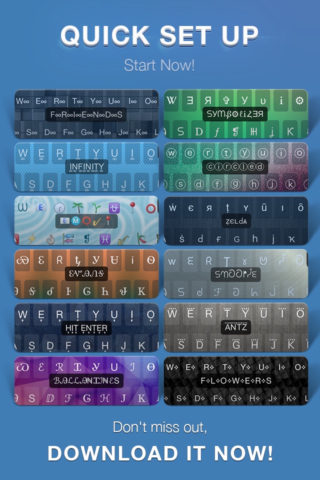 Symbolizer Fonts Keyboard with Fancy Emoji Symbols for Facebook and Instagram screenshot 3