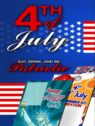 4th of July Greeting Cards - Create and Write Happy Independence Day eCard.s iPad screenshot
