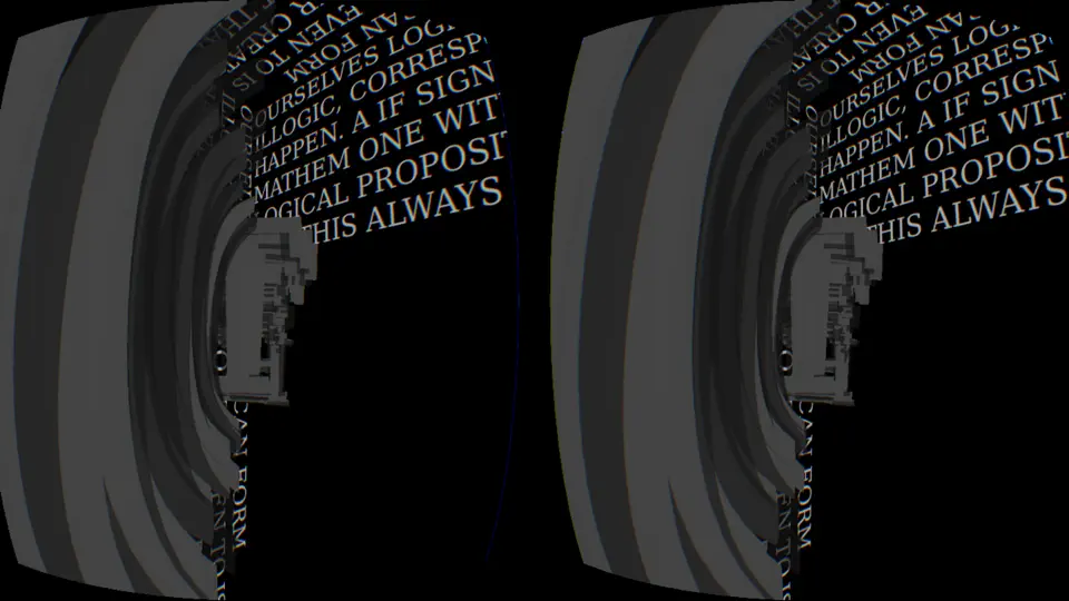 Captura de pantalla de Tractatus Infinitus VR en iPhone 2