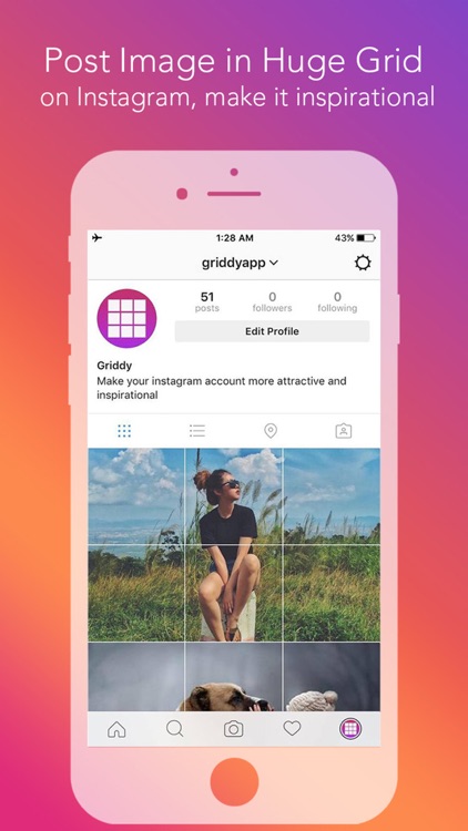 Griddy Pro - Split Pic in Grids For Instagram Post