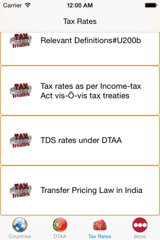 Tax Treaties -DTAA India screenshot 4