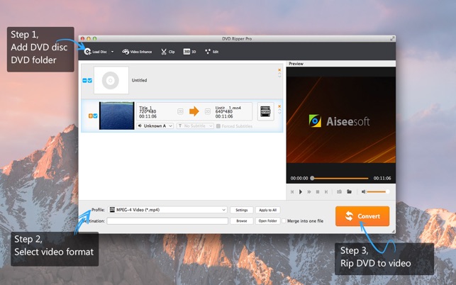 DVD Ripper Pro - Aiseesoft on the Mac App Store