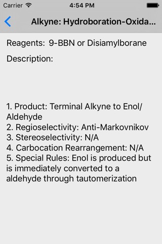 Organic Chemistry Addition Reaction Reagents screenshot 2