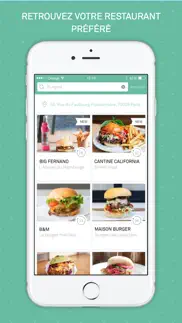 take eat easy - livraison restaurants iPhone Captures Décran 2