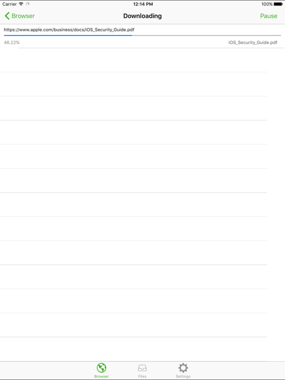 Screenshot #6 pour iDM Internet File Picker and Manager