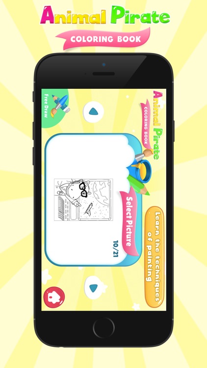 Coloring Book Animals Pirate screenshot-4