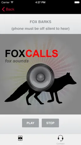Game screenshot REAL Fox Calls & Fox Sounds for Fox Hunting - BLUETOOTH COMPATIBLE mod apk