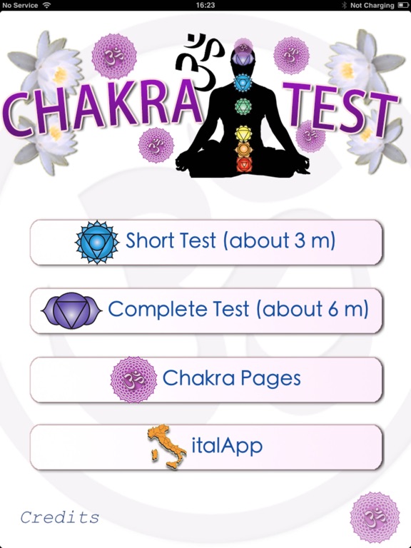 Screenshot #4 pour Chakra Test - vous aide à découvrir la situation de vos chakras et d'harmoniser l'énergie des chakras déséquilibrés