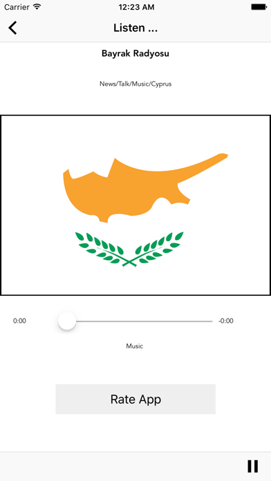 Screenshot #2 pour Radio Cyprus Live FREE (e radio - eradio)