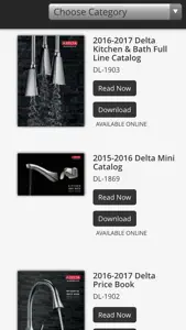 Delta Faucet Catalogs screenshot #1 for iPhone