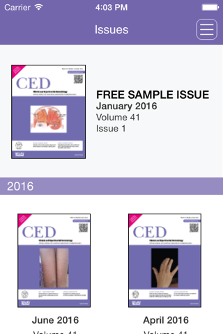 Clique para Instalar o App: "Clinical & Experimental Dermatology"