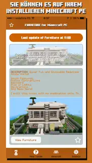 furniture for minecraft pe - furniture for pocket edition iphone bildschirmfoto 2