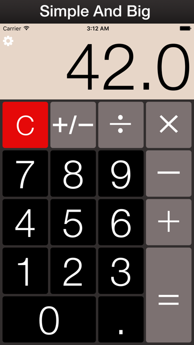 Screenshot #1 pour BIG CALCULATOR.