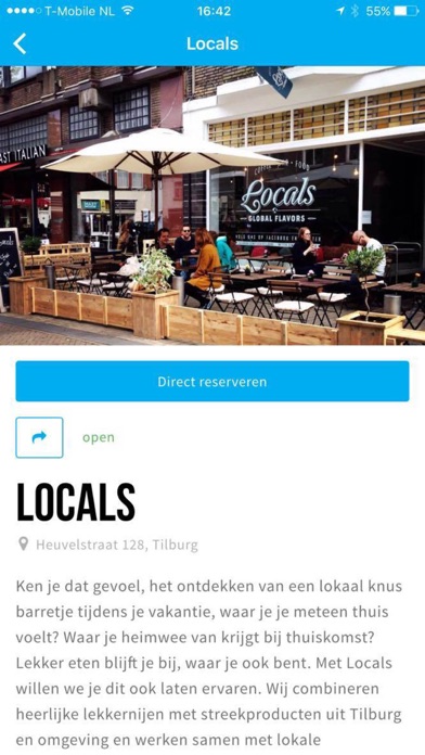 Tilburg City App Screenshot