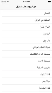 مواقع وصحف العراق iphone screenshot 1