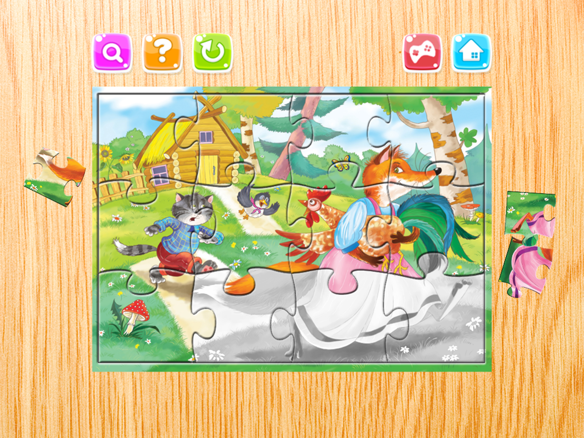 Fables Jigsaw Puzzle Games Free - Who love educational memory learning puzzles for Kids and toddlers screenshot 9