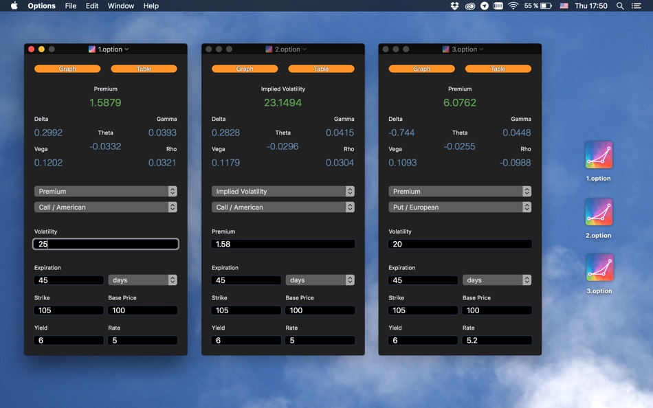 #2. Options (macOS) Podle: Dmitry Zaika