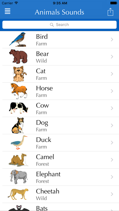 Screenshot #2 pour Les sons d'animaux | apprendre