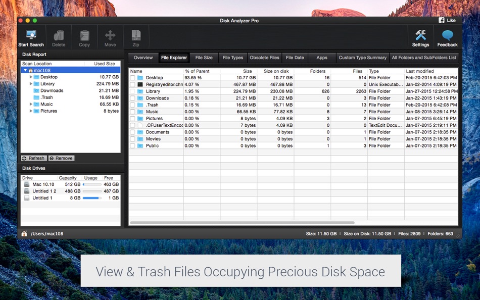 #5. Disk Analyzer Pro (macOS) 由: Shrishail Rana