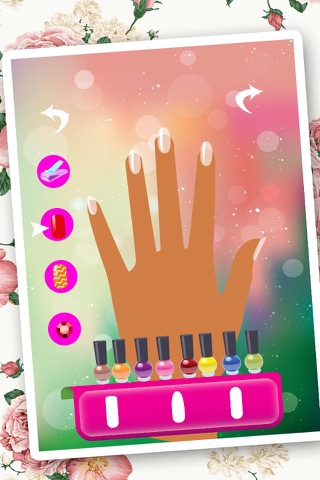 Nail Art Salon Girls - Free Manicure Beauty Hands Makeover DressUp games for kids screenshot 4