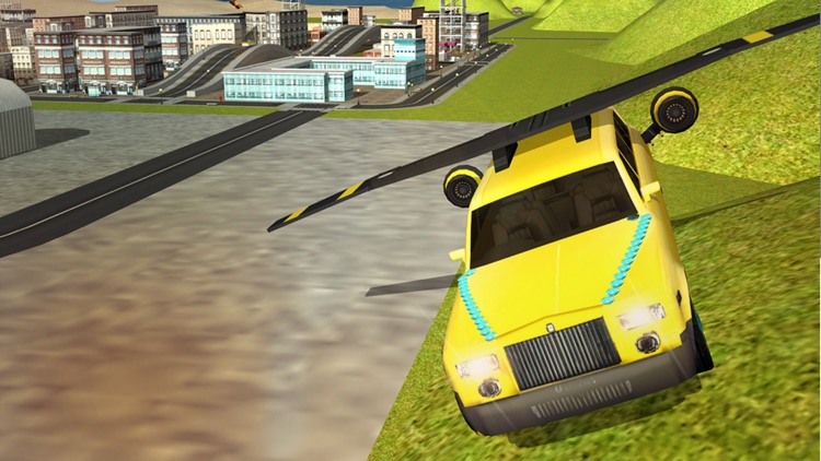Flying Limo Car Driving Simulator 2016