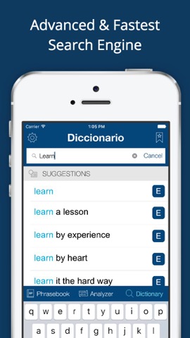 Spanish English Dictionary Appのおすすめ画像1