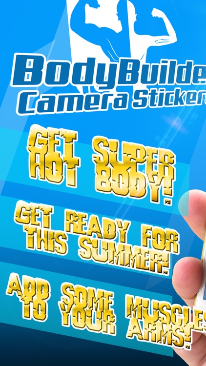 BodyBuilder Camera Stickers! - Get Gym body with biceps and six pack photo studio editor free