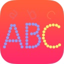 写ABC和数字的孩子