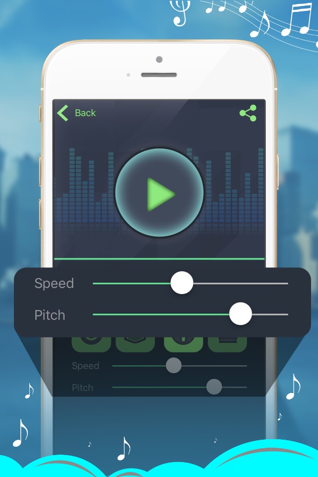 مسجل ومؤثر الصوتيات - تطبيق لتسجيل الصوت screenshot 3