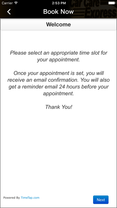 Screenshot #3 pour Mobile Car Care Express