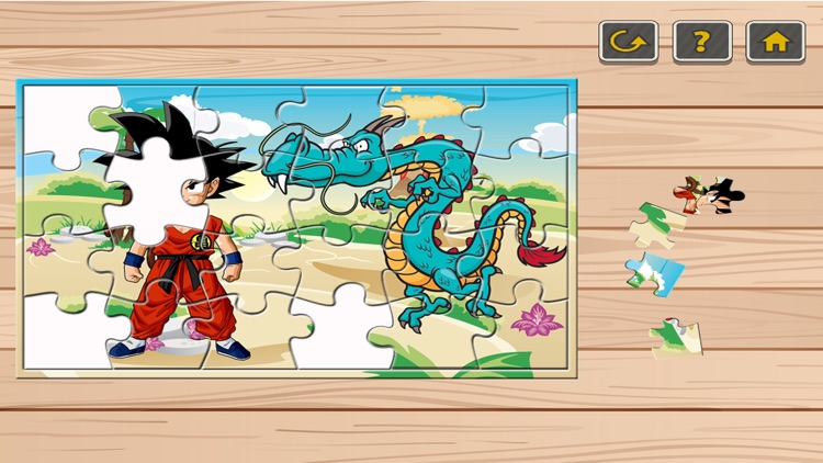 Dragon Jigsaw Puzzle Online Game Free For Kids - Cartoon DBZ Super Hero Z Battle Education Learning