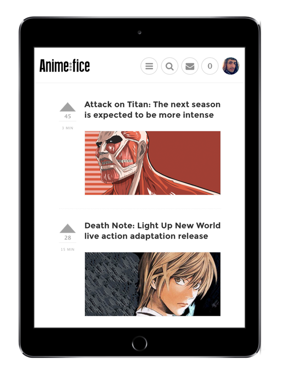 Screenshot #4 pour Animefice: Anime & Manga News